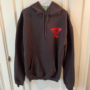 White fox- cherry bomb hoodie
